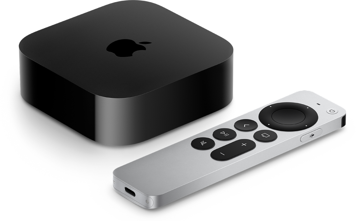 Apple TV a ovladač Siri Remote